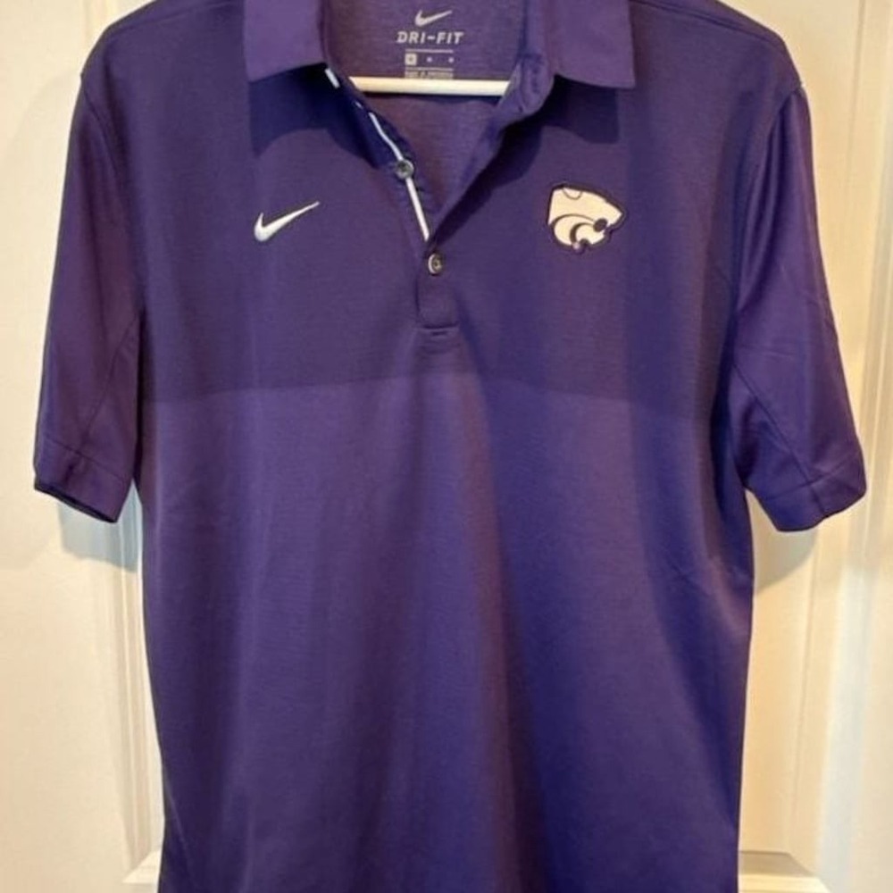 Nike Dri-Fit Kansas State Wildcats Powercat Polo Shirt